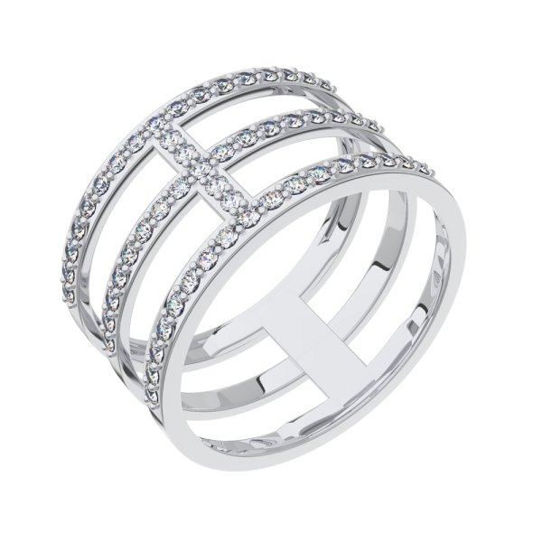 Кольцо POKROVSKY - Серебро 925, Фианит (арт. 0101713-00775)