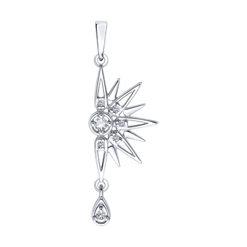 Подвеска Diamant - Серебро 925, Фианит (арт. 94-130-02103-1)