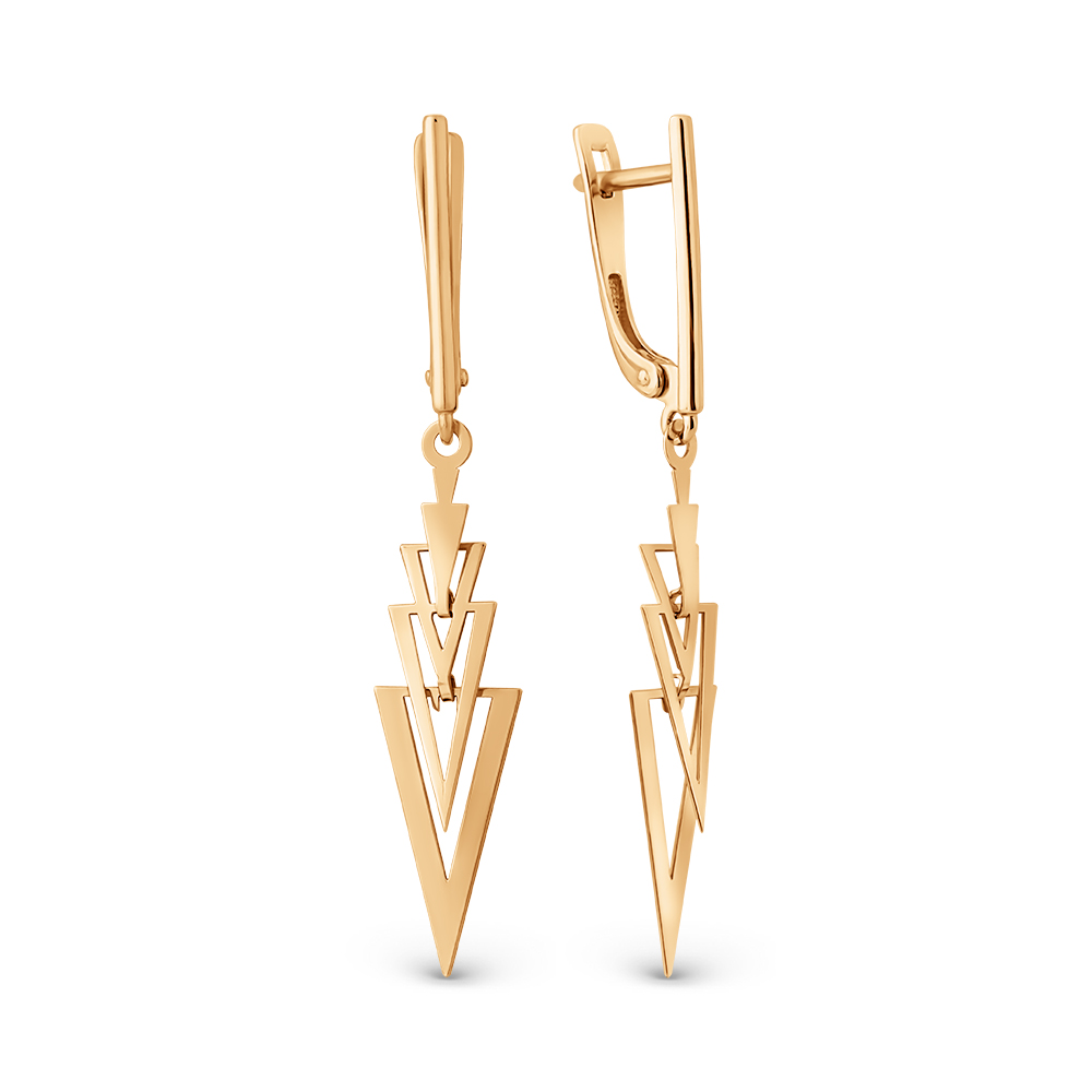 Серьги ЮФ Династия - Золото 585 (арт. 502182-1000)