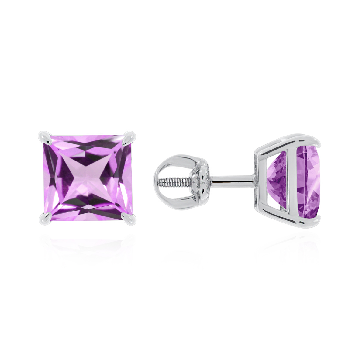 Серьги KRASNOE - Серебро 925, Аметист (арт. 2340061912)