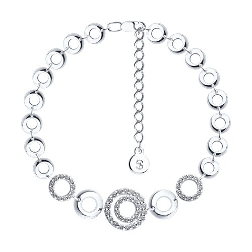 Браслет SOKOLOV - Серебро 925, Фианит (арт. 94050209)