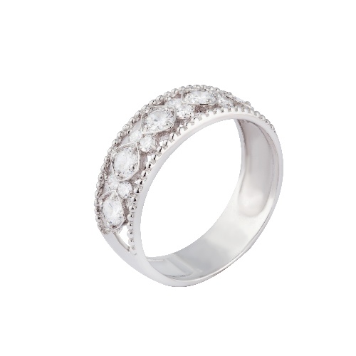 Кольцо Мастер Клио - Серебро 925, Фианит (арт. 22К0353Д)