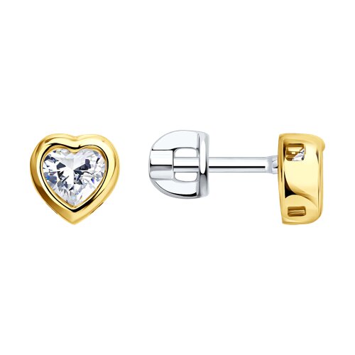Серьги Diamant - Серебро 925, Фианит (арт. 94-122-02442-3)