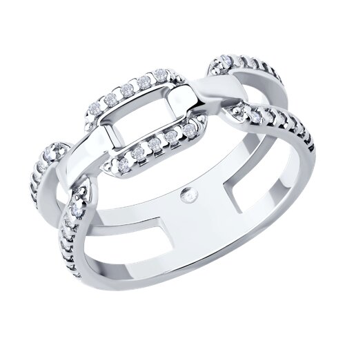 Кольцо SOKOLOV - Серебро 925, Фианит (арт. 94014286)