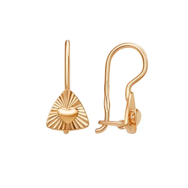 Серьги ЮФ Династия - Золото 375 (арт. 013682-5010)