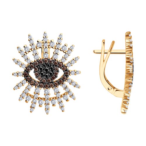 Серьги SOKOLOV - Серебро 925, Фианит (арт. 93022542)