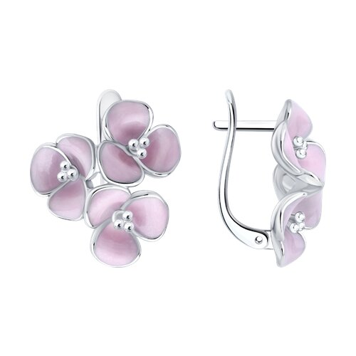 Серьги SOKOLOV - Серебро 925, Эмаль (арт. 94027277)