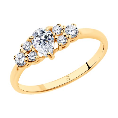 Кольцо SOKOLOV - Серебро 925, Фианит (арт. 93010408)