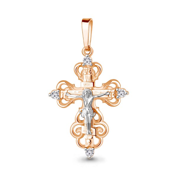 Подвеска Аквамарин - Серебро 925, Фианит (арт. 22349А.6)