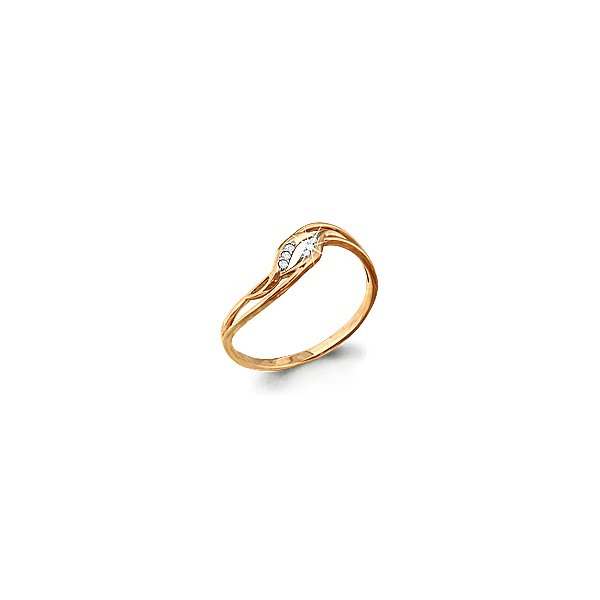 Кольцо Аквамарин - Золото 375, Фианит (арт. 62235А.8)