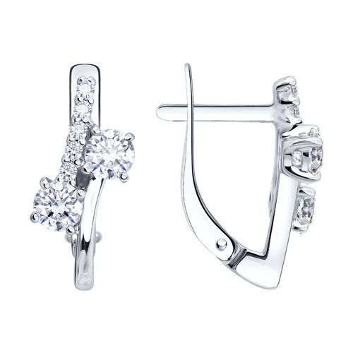 Серьги Diamant - Серебро 925, Фианит (арт. 94-120-02398-1)