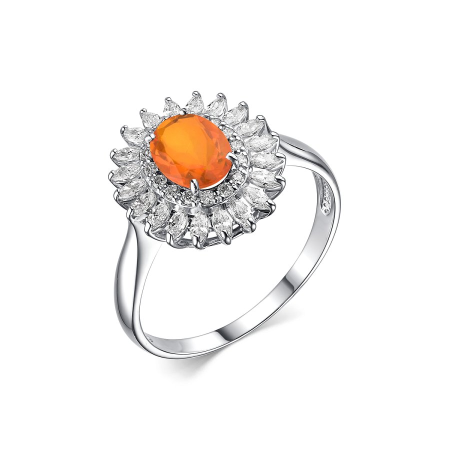 Кольцо Дар - Серебро 925, Опал, Фианит (арт. К-5041рс4147200)