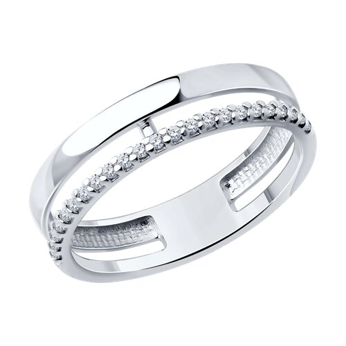 Кольцо SOKOLOV - Серебро 925, Фианит (арт. 94013705)