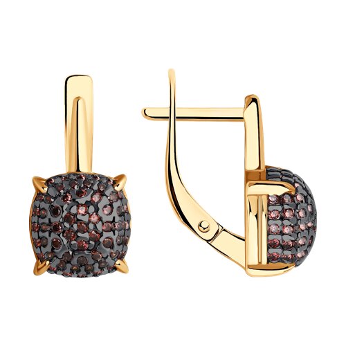 Серьги Diamant - Серебро 925, Фианит (арт. 93-120-01827-2)