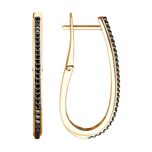 Серьги Diamant - Серебро 925, Фианит (арт. 93-120-02077-1)