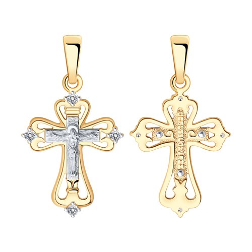 Подвеска SOKOLOV - Золото 375, Фианит (арт. 121413-4)