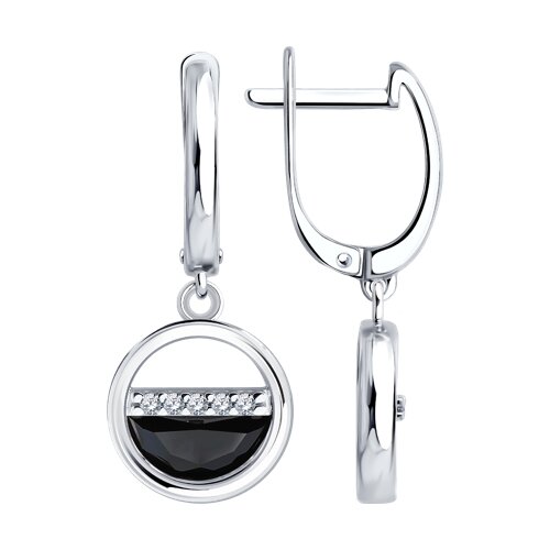 Серьги SOKOLOV - Серебро 925, Фианит (арт. 94027799)