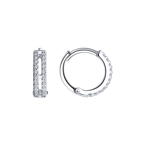 Серьги SOKOLOV - Серебро 925, Фианит (арт. 94025106)