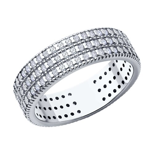 Кольцо SOKOLOV - Серебро 925, Фианит (арт. 94014182)