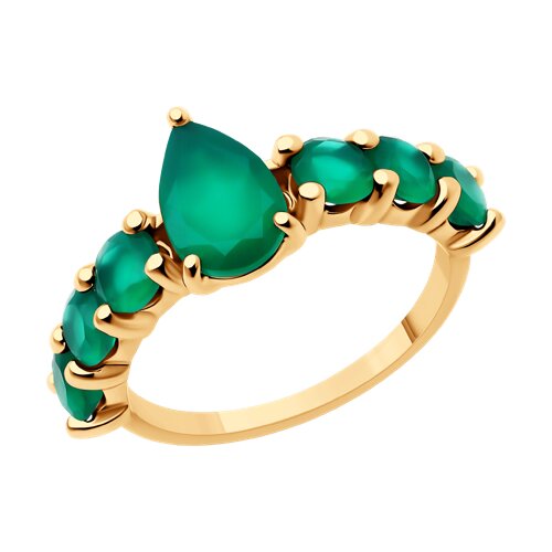 Кольцо SOKOLOV - Серебро 925, Агат (арт. 92014503)