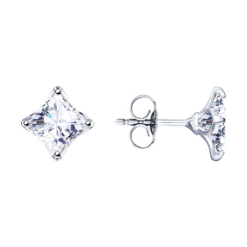 Серьги Diamant - Серебро 925, Фианит (арт. 94-122-01643-1)