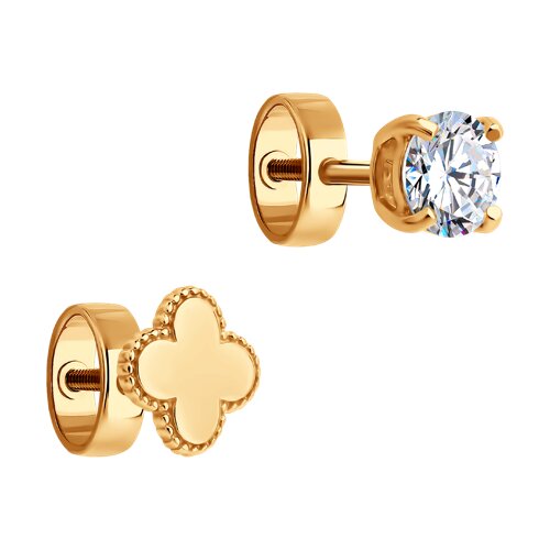 Серьги SOKOLOV - Золото 585, Фианит (арт. 0200589)