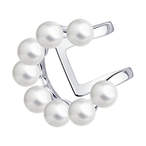 Серьга SOKOLOV - Серебро 925, Жемчуг имитация (арт. 94170185)