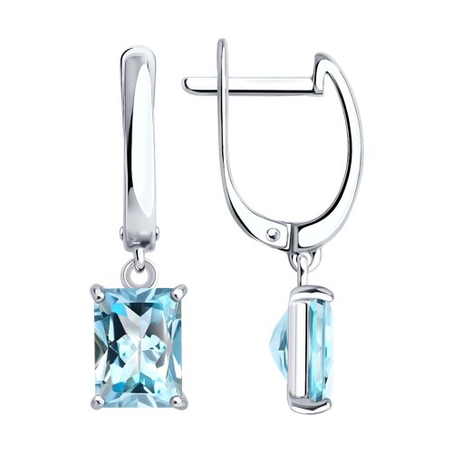 Серьги SOKOLOV - Серебро 925, Топаз (арт. 92023187)