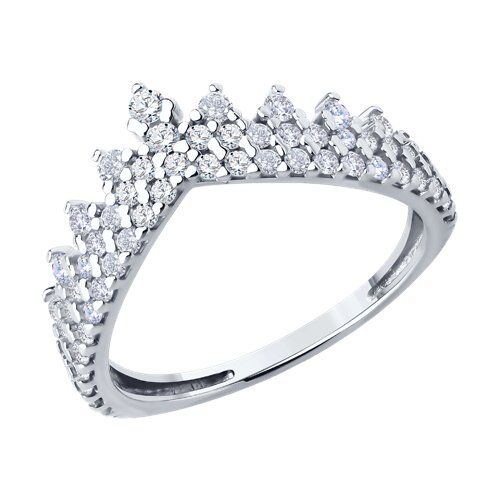 Кольцо SOKOLOV - Серебро 925, Фианит (арт. 94014265)