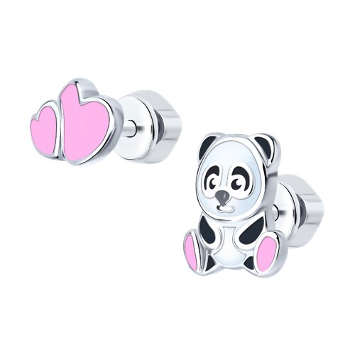 Серьги SOKOLOV - Серебро 925, Эмаль (арт. 94027011)