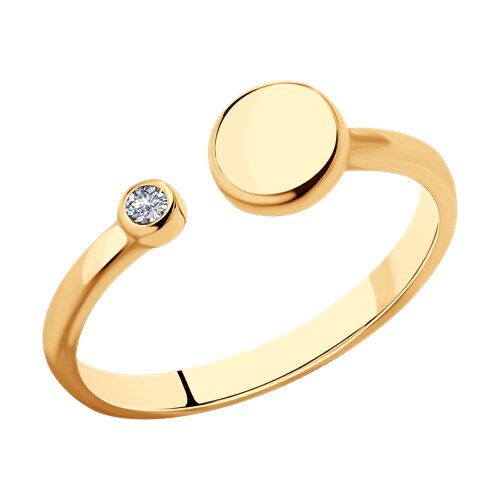 Кольцо SOKOLOV - Серебро 925, Фианит (арт. 93010865)