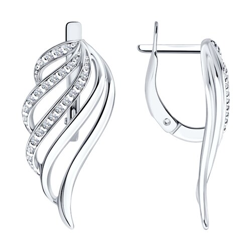 Серьги Diamant - Серебро 925, Фианит (арт. 94-120-00195-1)