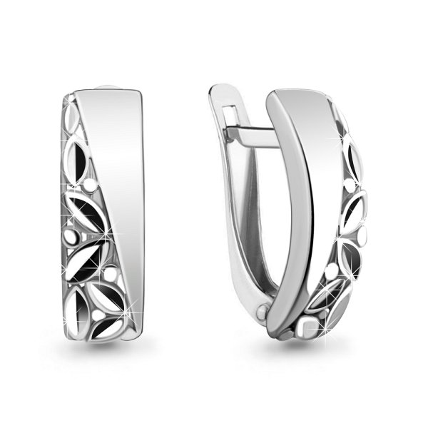 Серьги Аквамарин - Серебро 925 (арт. 34055.5)