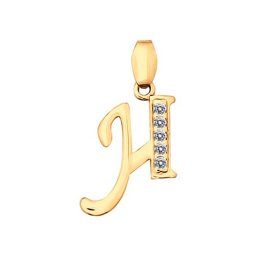 Подвеска SOKOLOV - Серебро 925, Фианит (арт. 93030535)