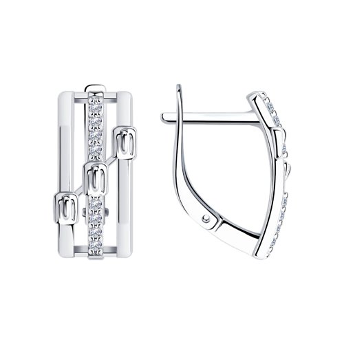 Серьги Diamant - Серебро 925, Фианит (арт. 94-120-00798-1)