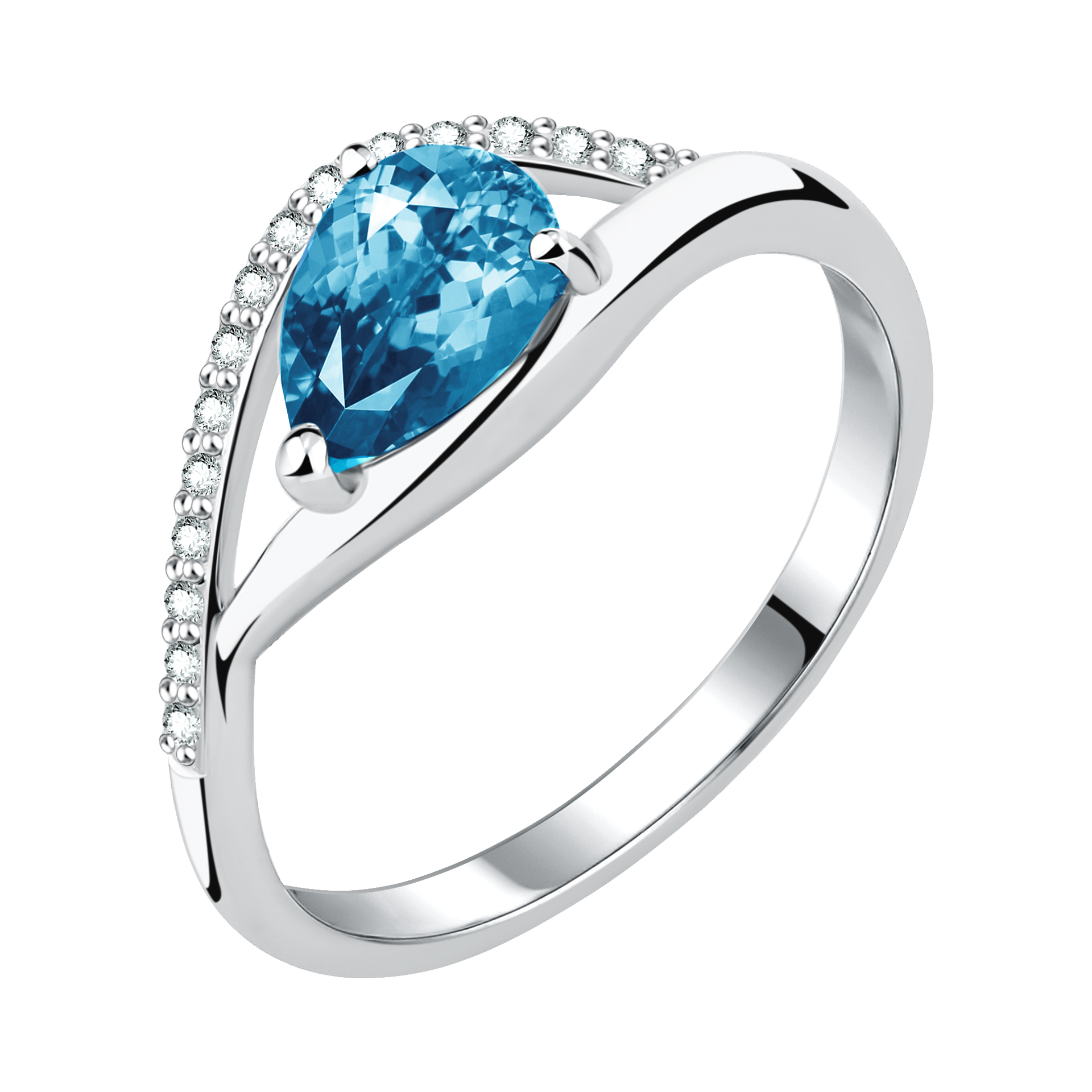 Кольцо Talant - Серебро 925, Кристалл, Фианит (арт. 20-72-000Ц-11804)