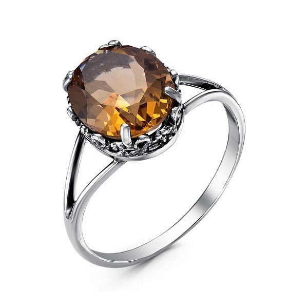 Кольцо Красная пресня - Серебро 925, Синтетический султанит (арт. 23812370-22)