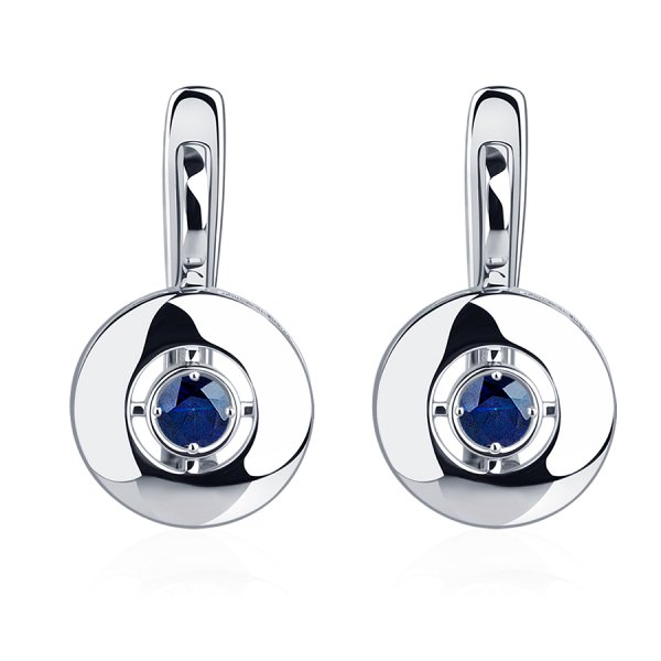 Серьги Platinum Lab. - Платина 950 (арт. ПС-033С-01)
