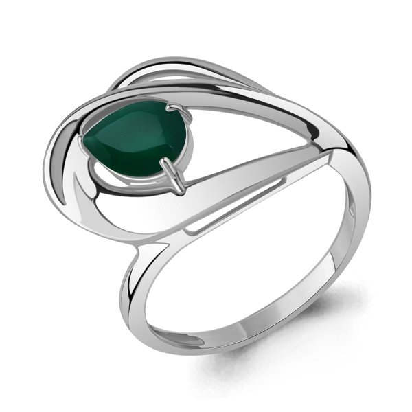 Кольцо Аквамарин - Серебро 925, Агат (арт. 6989509.5)