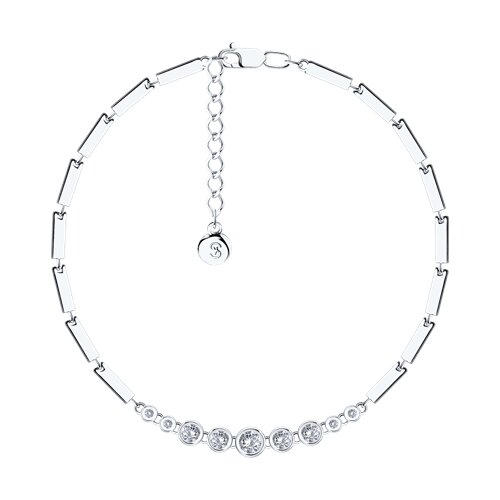 Браслет SOKOLOV - Серебро 925, Фианит (арт. 94050268)