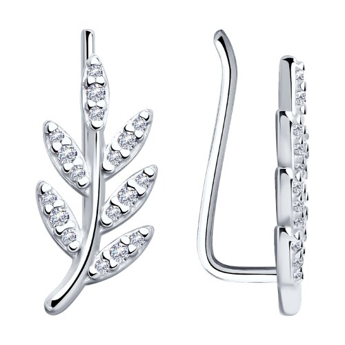 Серьги SOKOLOV - Серебро 925, Фианит (арт. 94025806)