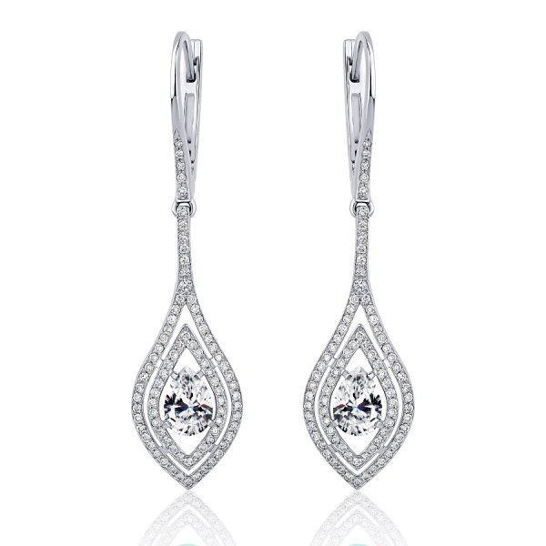 Серьги Platinum Lab. - Платина 950 (арт. ПС-306-01)