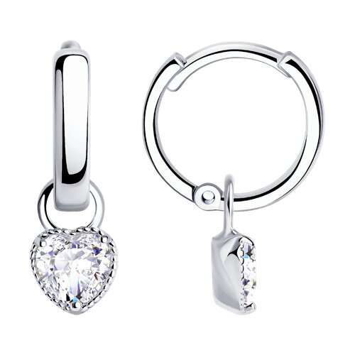 Серьги SOKOLOV - Серебро 925, Фианит (арт. 94024415)