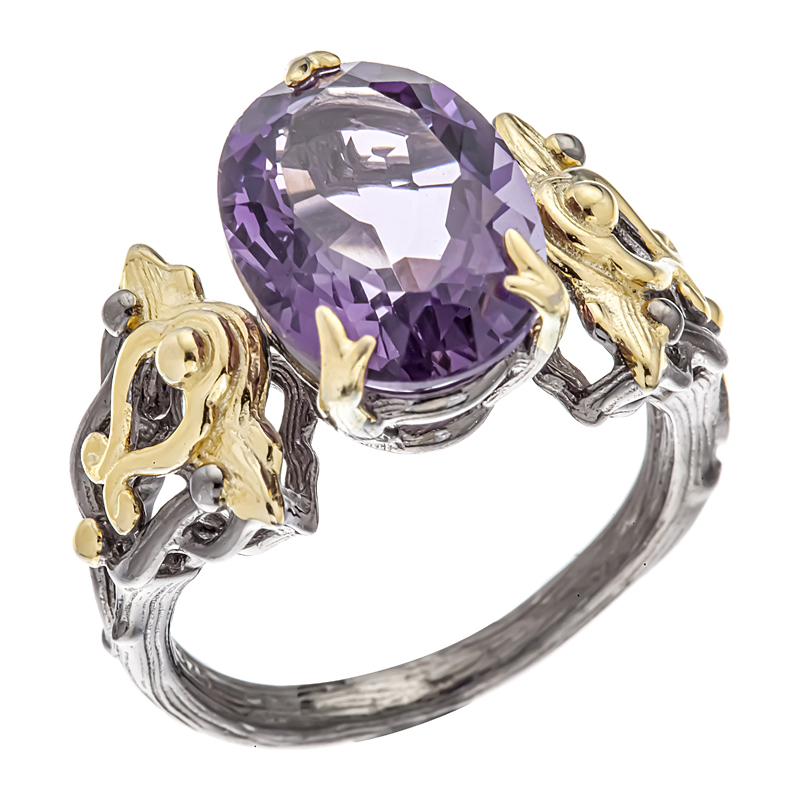 Кольцо Мастер Клио - Серебро 925, Аметист (арт. 35К149022)