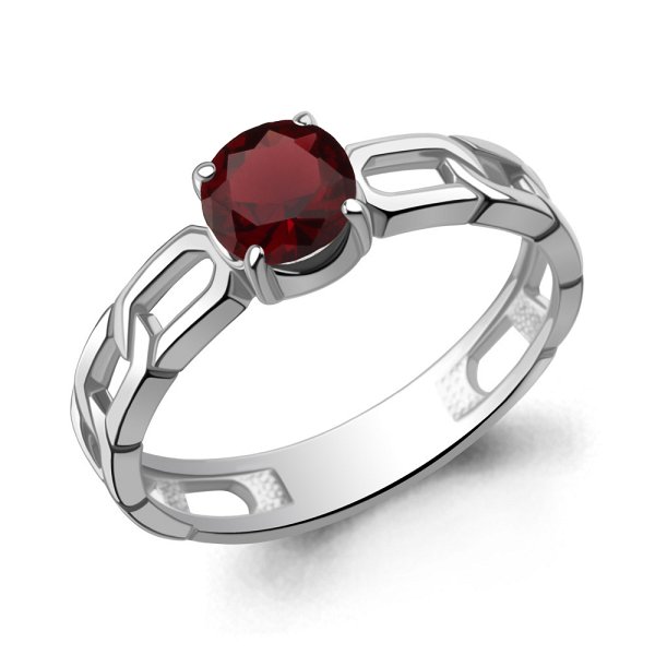 Кольцо Аквамарин - Серебро 925, Гранат (арт. 65017503.5)