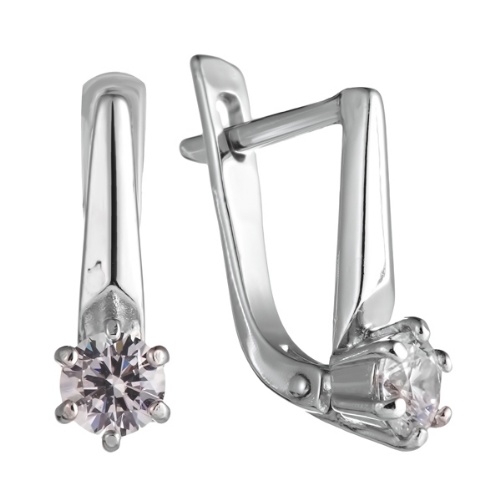 Серьги Мастер Клио - Серебро 925, Фианит (арт. 22С0060Д)