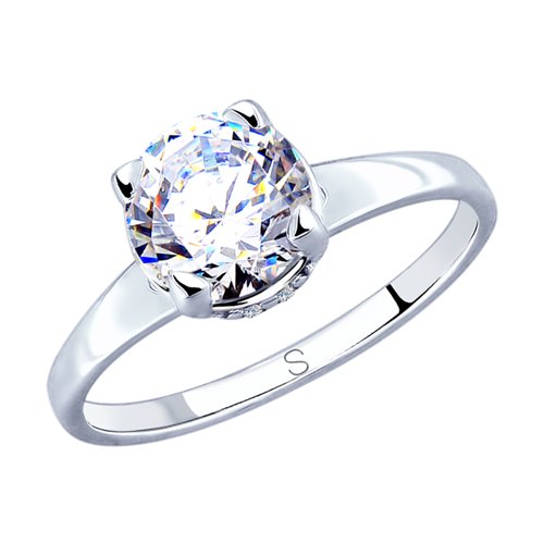 Кольцо SOKOLOV - Серебро 925, Фианит (арт. 94012811)