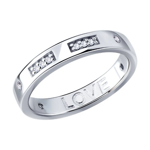 Кольцо SOKOLOV - Серебро 925, Фианит (арт. 94014981)