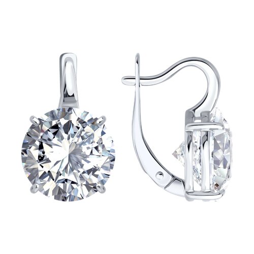 Серьги Diamant - Серебро 925, Фианит (арт. 94-120-02334-1)