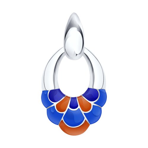 Подвеска Diamant - Серебро 925, Эмаль (арт. 94-130-00031-1)